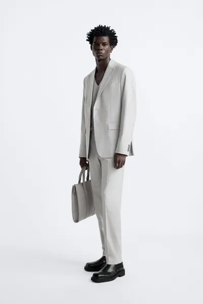 Костюмный пиджак Zara, серый