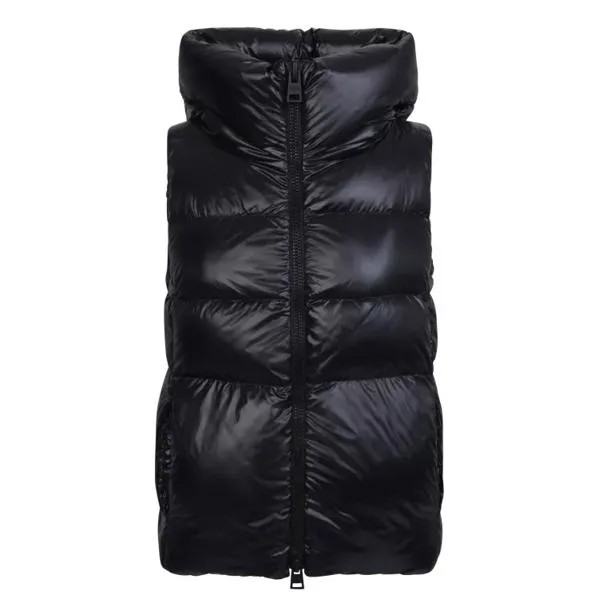 Куртка quilted down-filled hooded gilet Herno, черный