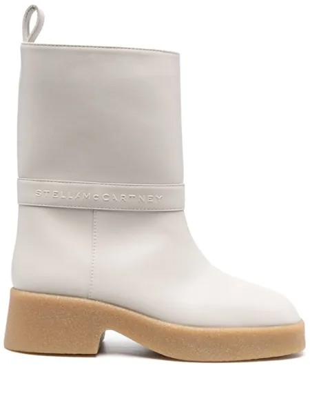 Stella McCartney полусапоги Skyla, нейтральный цвет