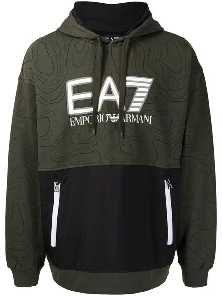 Ea7 Emporio Armani худи с логотипом