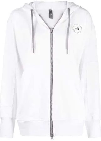 Adidas by Stella McCartney худи на молнии с логотипом