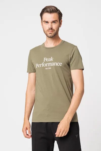 Футболка из органического хлопка с логотипом Peak Performance, белый