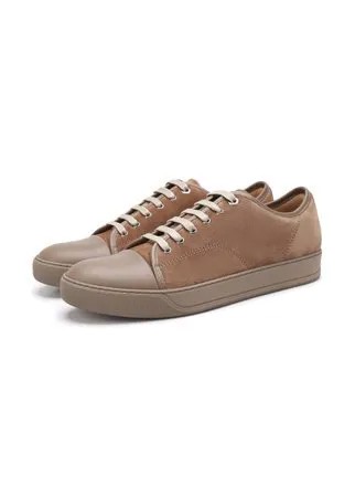 Замшевые кеды Lanvin