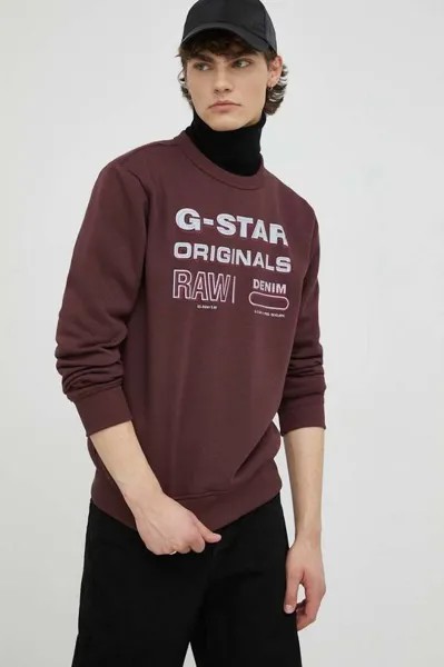 Толстовка G-Star Raw, бордовый