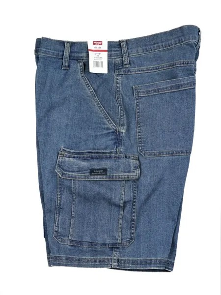 Новые джинсовые шорты-карго Wrangler, все мужские размеры, средняя стирка, 7 карманов