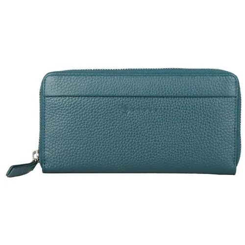 Кошелёк Cross Colors Quetzal, кожа наппа, фактурная, цвет зеленый квезаль