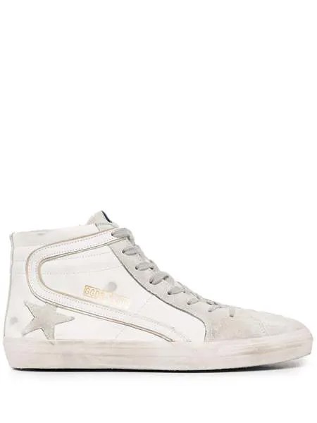 Golden Goose кеды с нашивкой