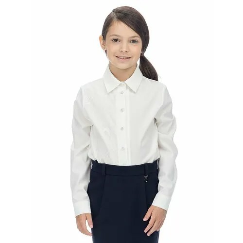 Школьная блуза LETTY, размер 128, белый