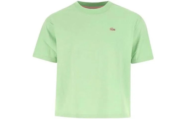 Футболка женская зеленая Lacoste