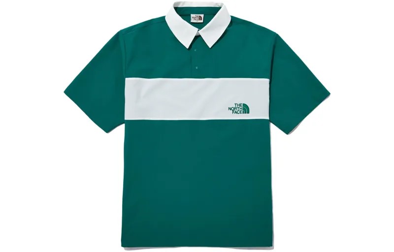 Рубашка поло мужская зеленая The North Face, зеленый