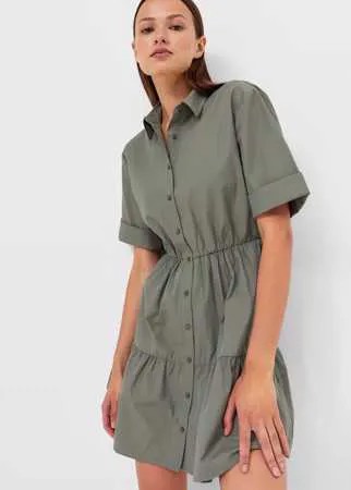 Stradivarius Короткое Платье-Рубашка Multicolor M