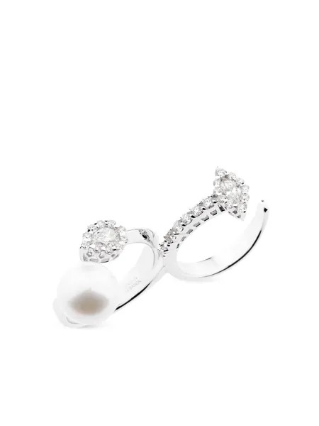 Yeprem кольцо Pearlscent из белого золота с бриллиантами