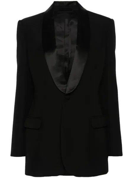WARDROBE.NYC шерстяной однобортный пиджак, черный