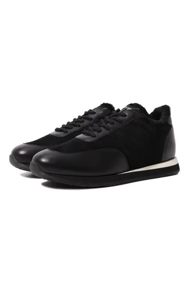 Кожаные кроссовки Jimi Running Giuseppe Zanotti Design