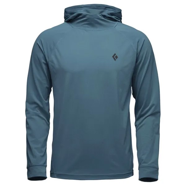 Лонгслив Black Diamond L/S Alpenglow Hoody, цвет Creek Blue