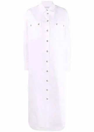 Manuel Ritz платье-рубашка длины макси