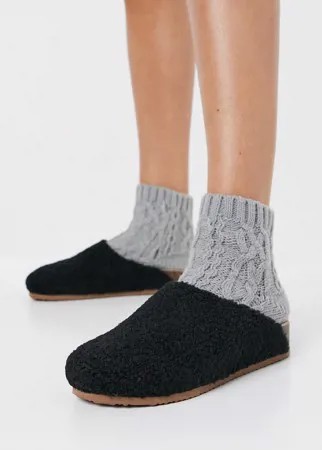 Черные мюли ASOS DESIGN Milo-Черный цвет