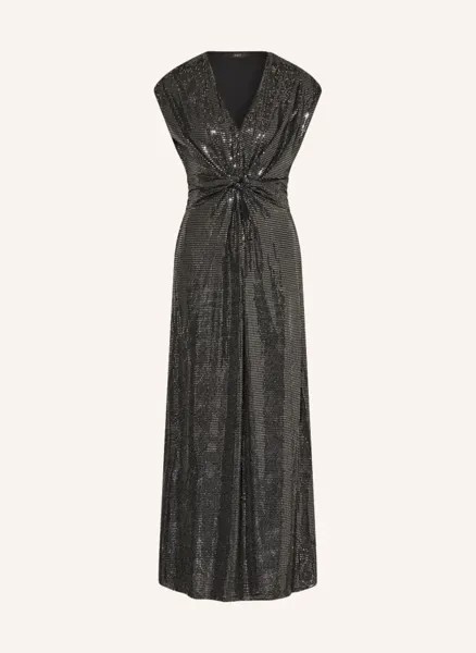 Коктейльное платье с пайетками Oui, черный