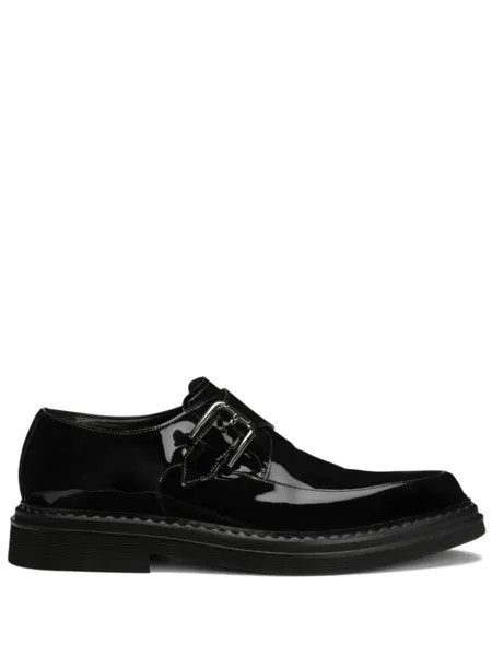 Dolce & Gabbana туфли монки с пряжками, черный