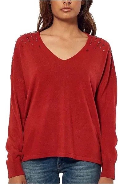 Свитер Kaporal File W52 V Neck, красный