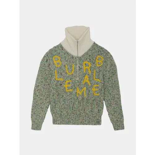 Джемпер Bluemarble Half Zipped Wool Jumper, размер S, мультиколор