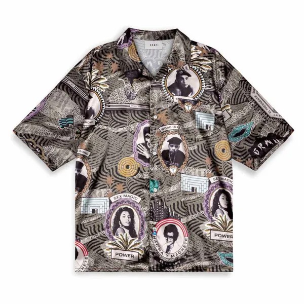 Рубашка Grimey Supastar Satin, разноцветный