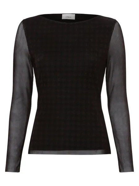 Рубашка с длинным рукавом S.Oliver Black Label, черный
