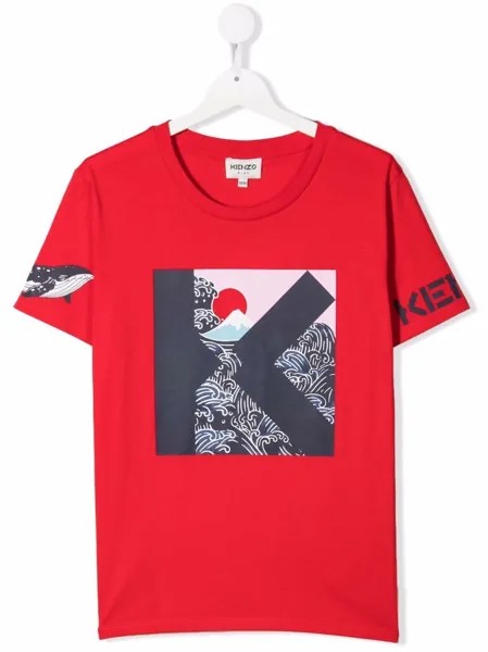 Kenzo Kids футболка с логотипом