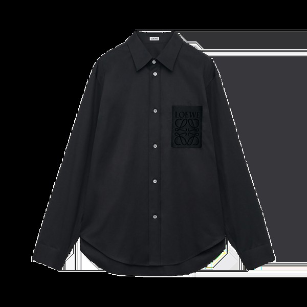 Рубашка Loewe Long-Sleeve 'Black', черный