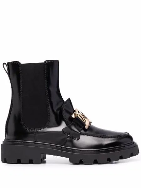 Tod's ботинки с крупными пряжками