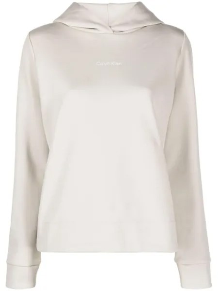 Calvin Klein худи с логотипом, серый