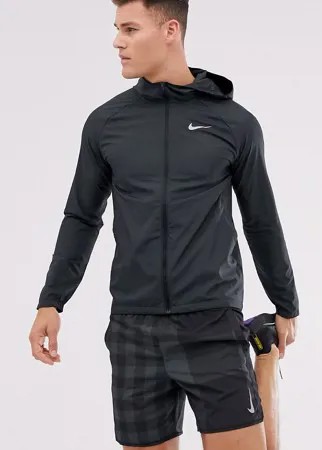 Черная куртка Nike Running - Essentials-Черный