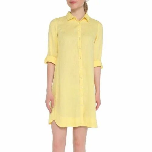 Платье Maison David, размер L, светло-желтый