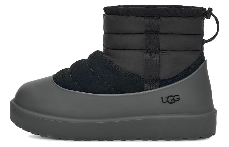 Классические мини-ботинки Push-On Weather Boot черного цвета Ugg