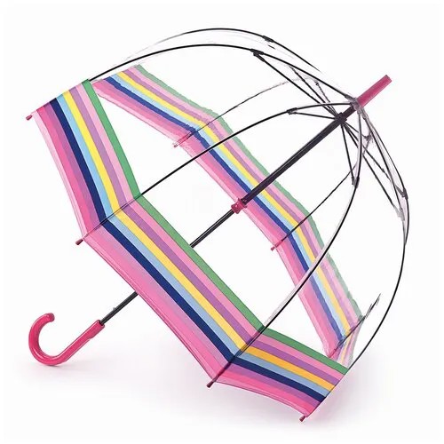 L042-3868 ColourBurstStripe (Цветные полоски) Зонт женский трость Fulton