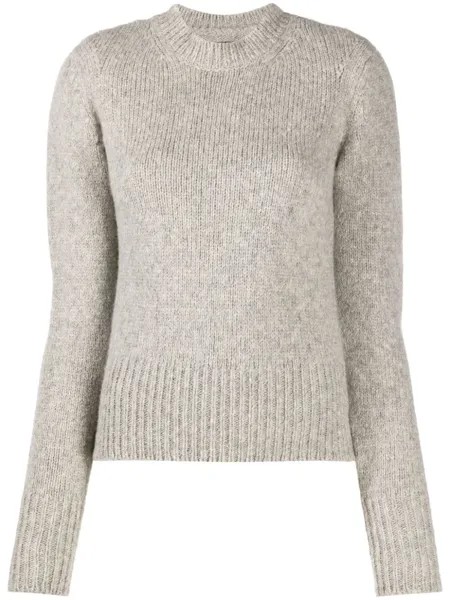 ISABEL MARANT вязаный джемпер Erwany, серый