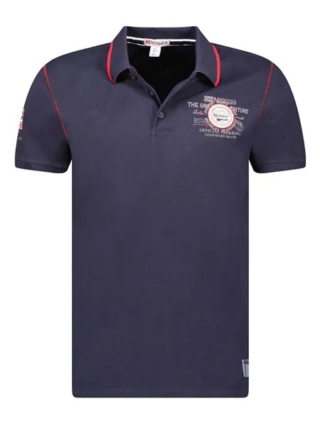 Футболка поло Geographical Norway, темно-синий