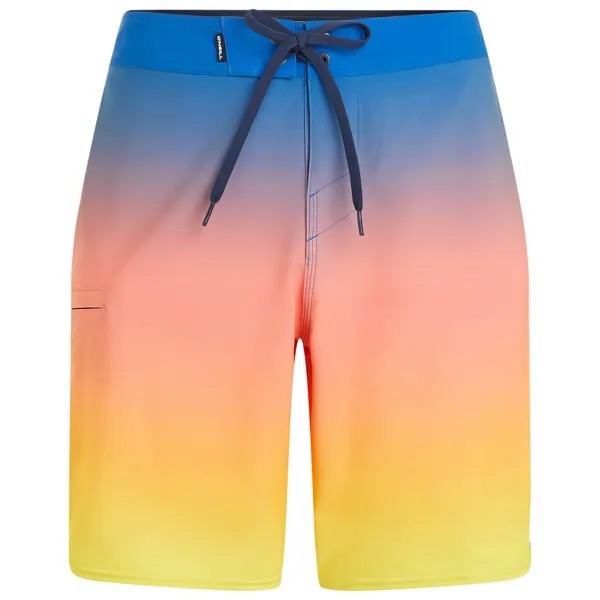 Плавки O'Neill Hyperfreak Heat Fade 19'' Boardshorts, цвет Blue Heat Fade