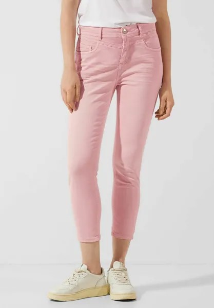 Узкие джинсы Street One, розовый