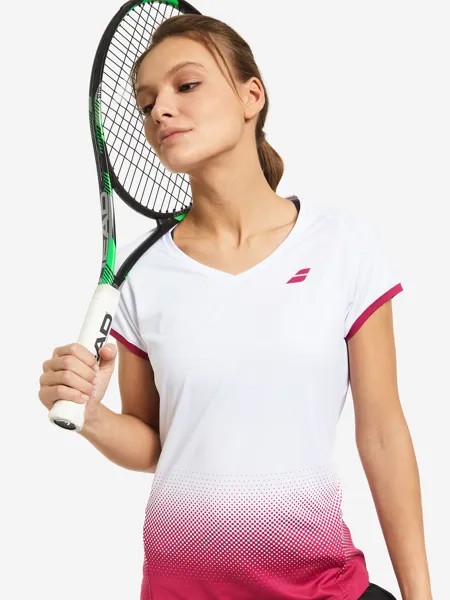 Футболка женская Babolat Complete Cap, Белый