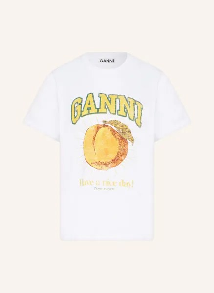 Футболка Ganni, белый