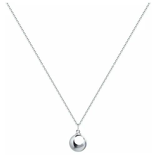Колье Diamant, серебро, 925 проба, родирование, длина 45 см.