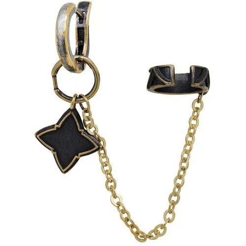 Серьги каффы KABAROVSKY, серебро, 925 проба