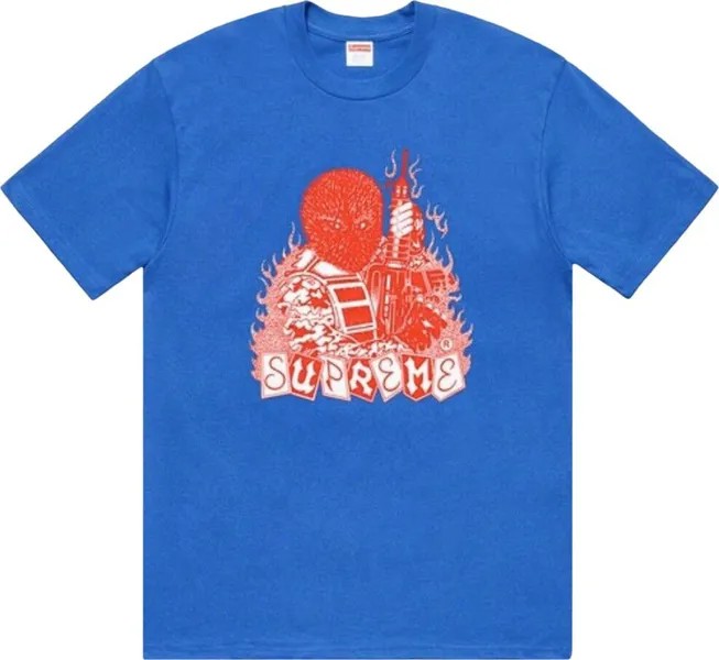 Футболка Supreme Mercenary T-Shirt 'Royal', синий