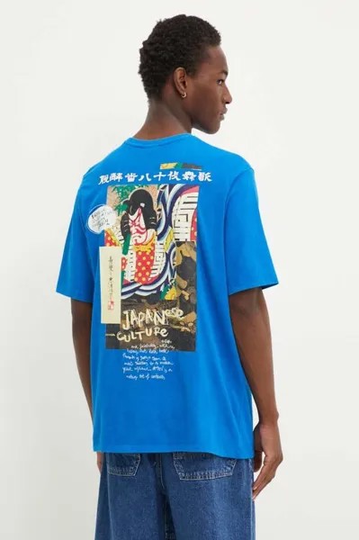Хлопковая футболка COLORADO Desigual, синий