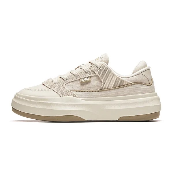 Кроссовки ANTA Skateboarding Shoes Women's Low-top Craie Noir, цвет Chalk-3