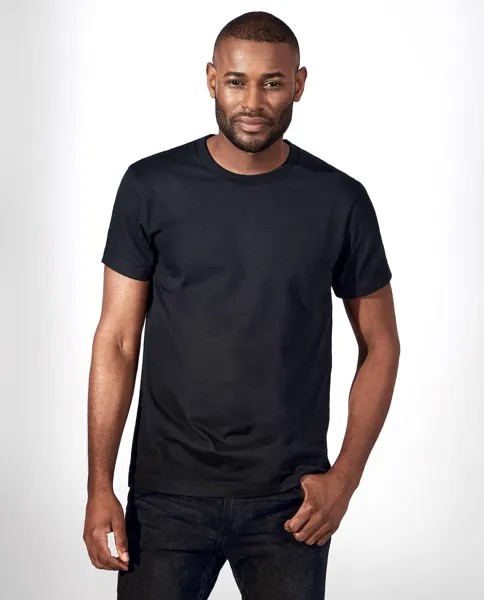 Мужская футболка с короткими рукавами и круглым вырезом Bread & Boxers, черный