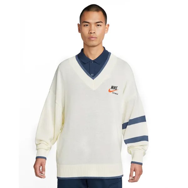 Джемпер Nike Sportswear Trends, желтовато-белый