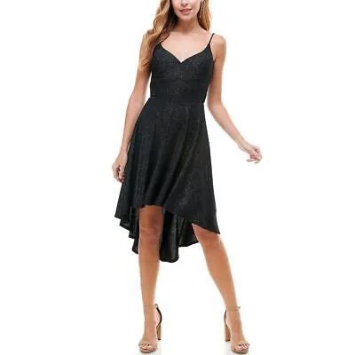 Женское коктейльное и праздничное платье City Studio Black Glitter для подростков 15 BHFO 4087