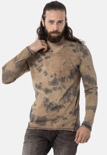 Лонгслив Cipo & Baxx Langarmshirt, коричневый